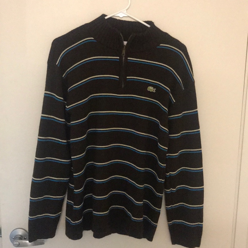 Lacoste quarter zip sweater